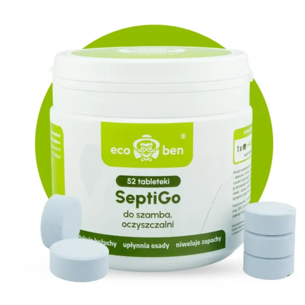 Tablety SeptiGo do septiku a čistírny odpadních vod
