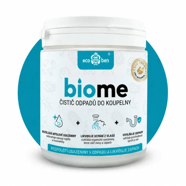 Biologický čistič odpadů do koupelny BioMe 500 g (sprcha, vana, umyvadlo)